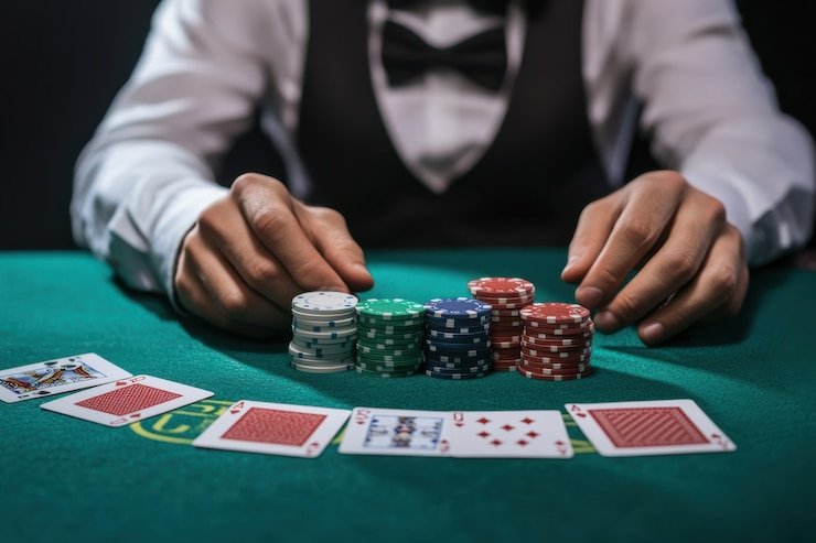 Antarmuka aplikasi mobile surga88 dengan meja dealer langsung blackjack dan roulette